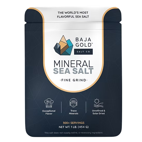 Baja Gold Mineral Sea Salt - Fine Grain 454g