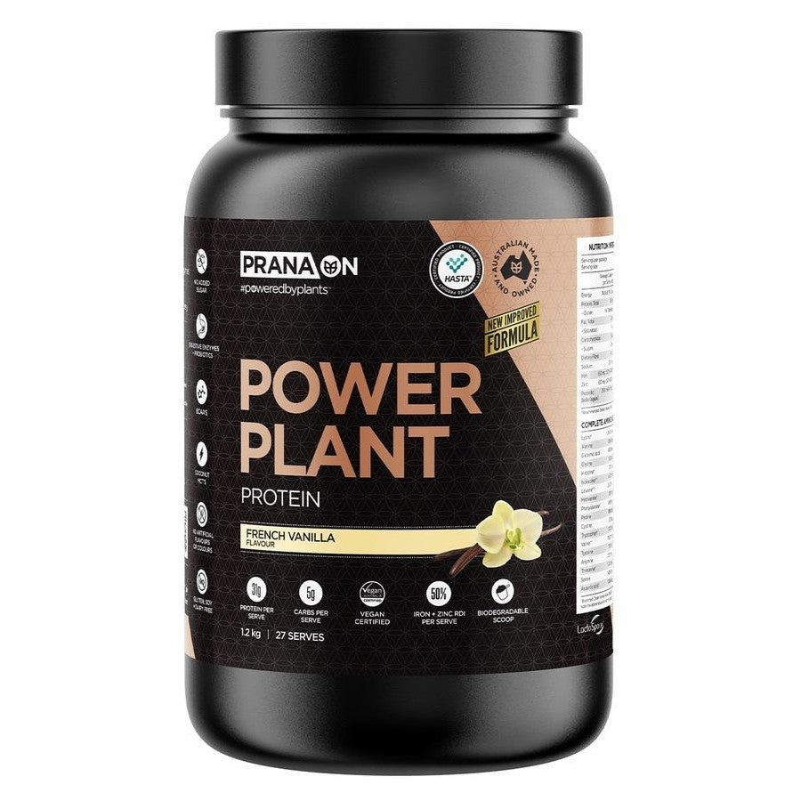 Prana On - Power Plant Protein French Vanilla 1.2kg