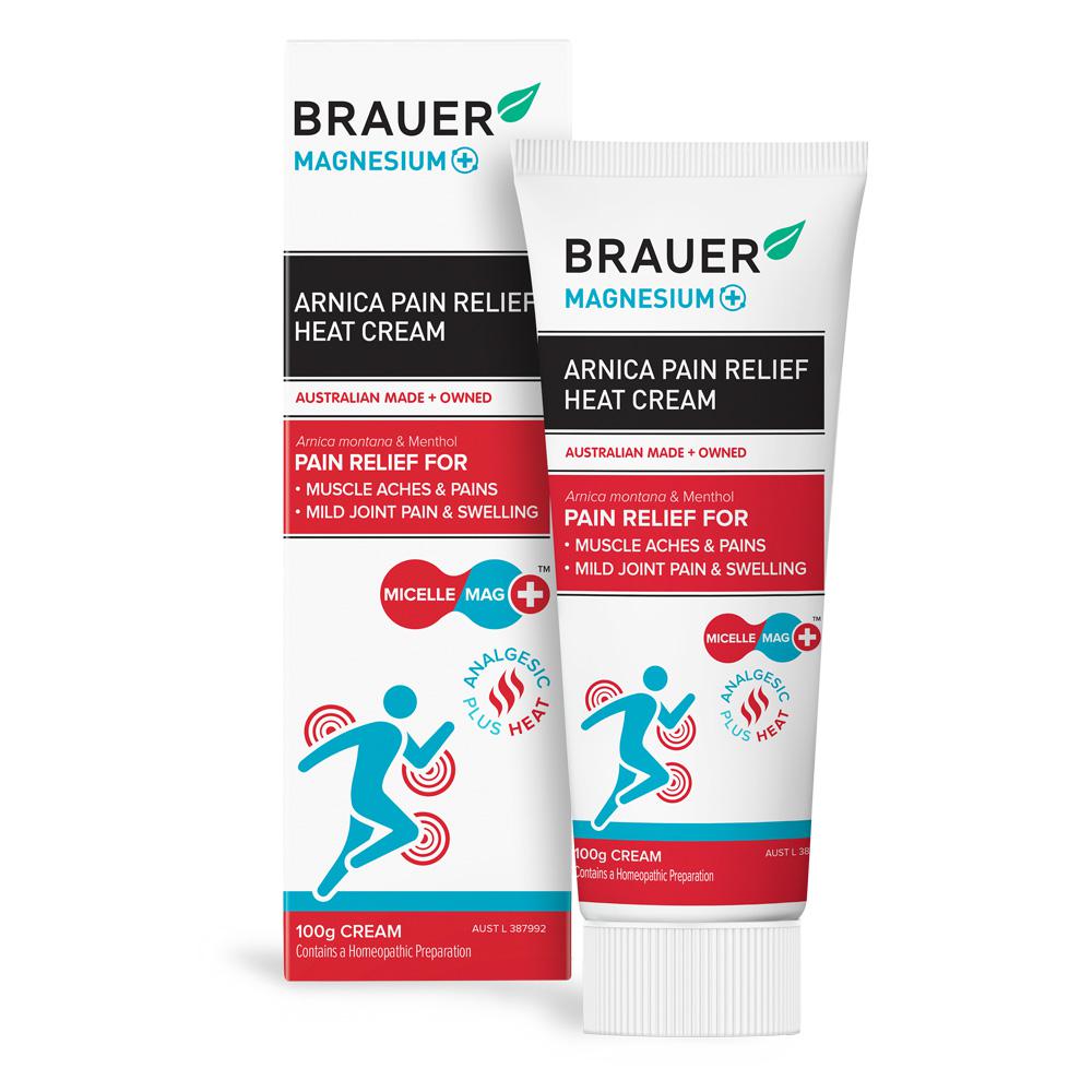 Brauer - Magnesium+ Arnica Pain Relief Heat Cream