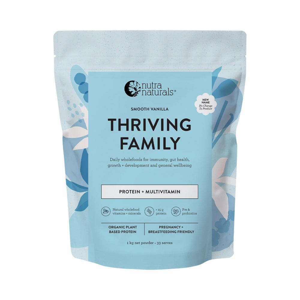 Nutra Naturals Thriving Family Protein Smooth Vanilla