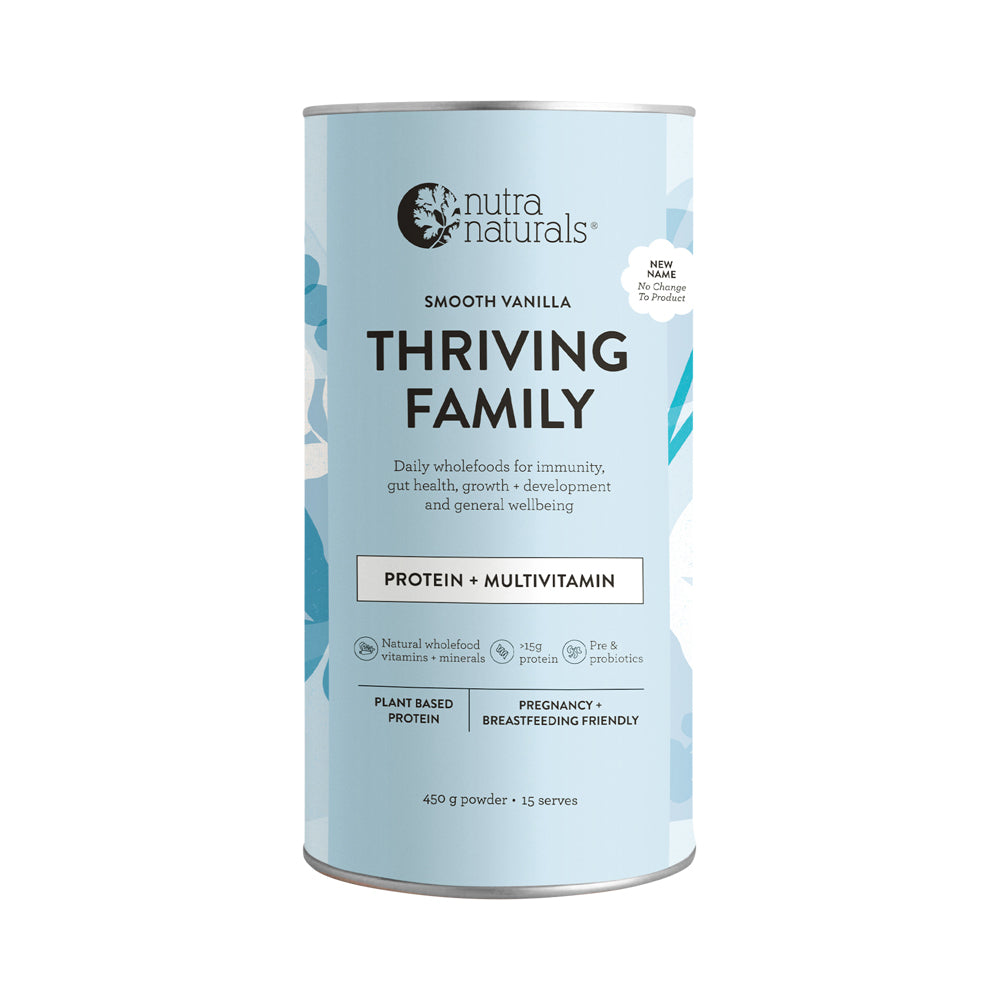 Nutra Naturals Thriving Family Protein Smooth Vanilla