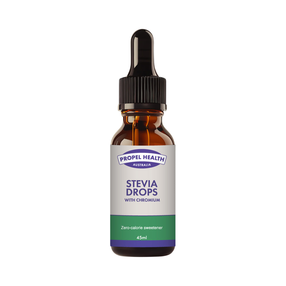 Propel Health Organic Stevia Drops with Chromium 45ml