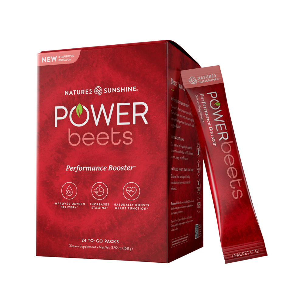 Nature's Sunshine Power Beets Sachets 7g x 24 Pack