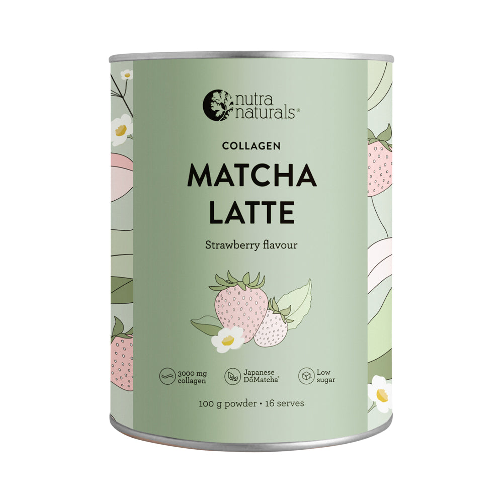 Nutra Naturals Collagen Matcha Latte Strawberry 100g
