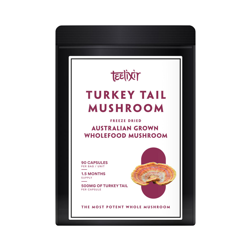 Teelixir Turkey Tail Mushroom 500mg 90's