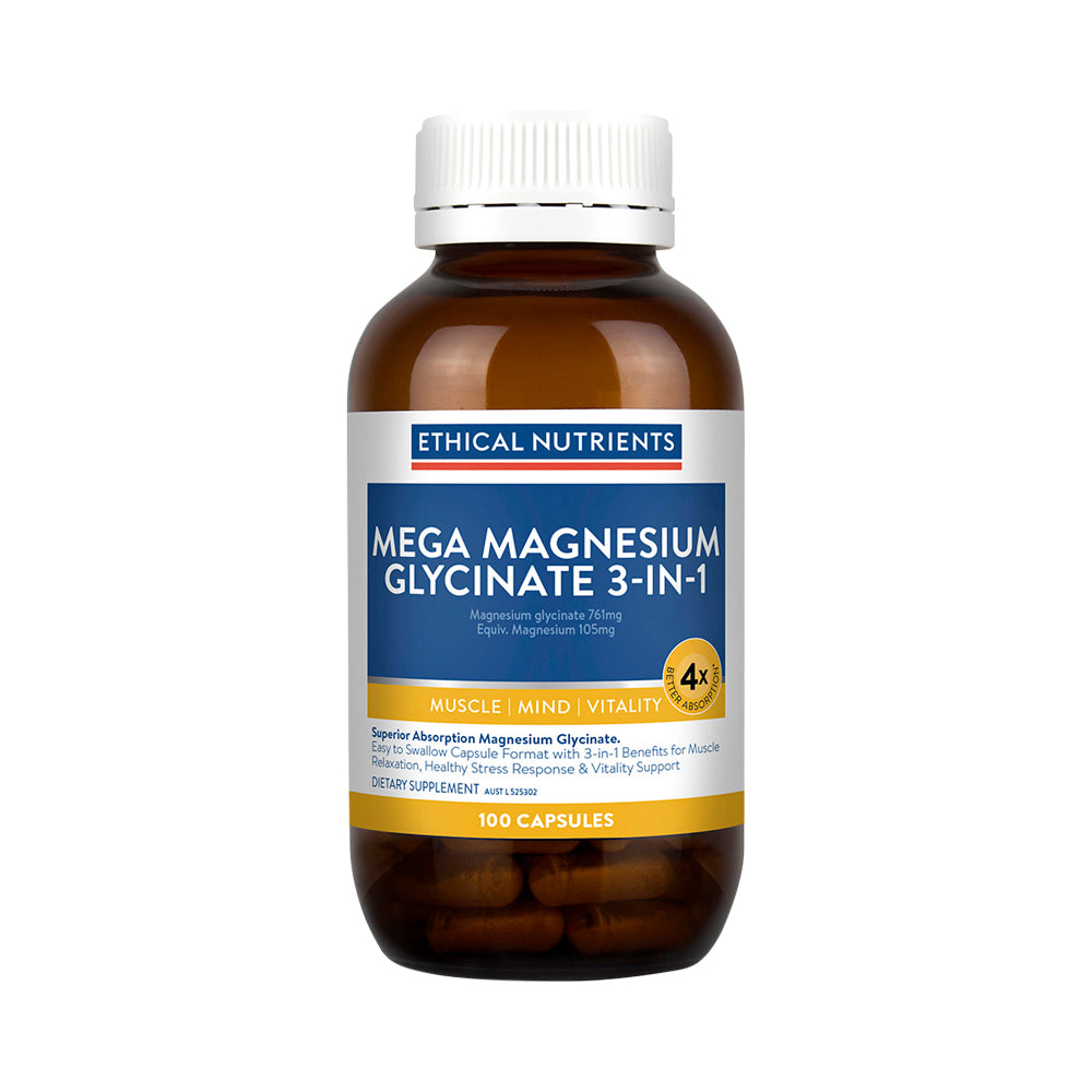 Ethical Nutrients Mega Magnesium Glycinate 3-in-1