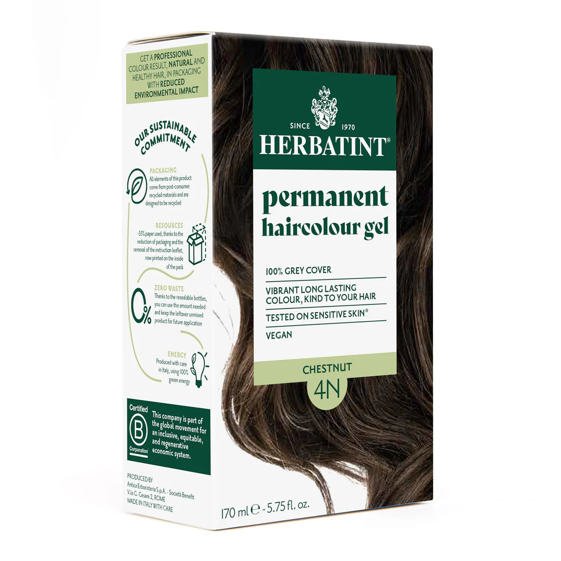 Herbatint - Permanent Haircolor Gel (4N - Chestnut)