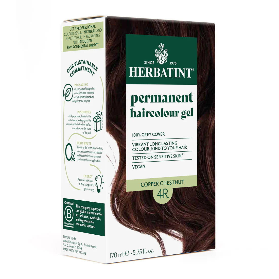 Herbatint - Permanent Haircolor Gel (4R - Copper Chestnut)