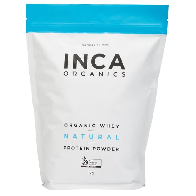 INCA Organics - Organic Whey Protein Powder 1kg