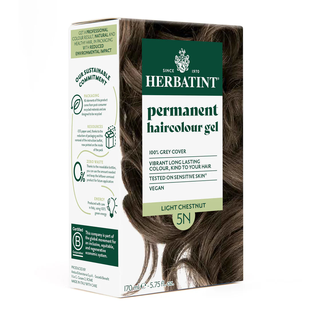 Herbatint - Permanent Haircolor Gel (5N - Light Chestnut)