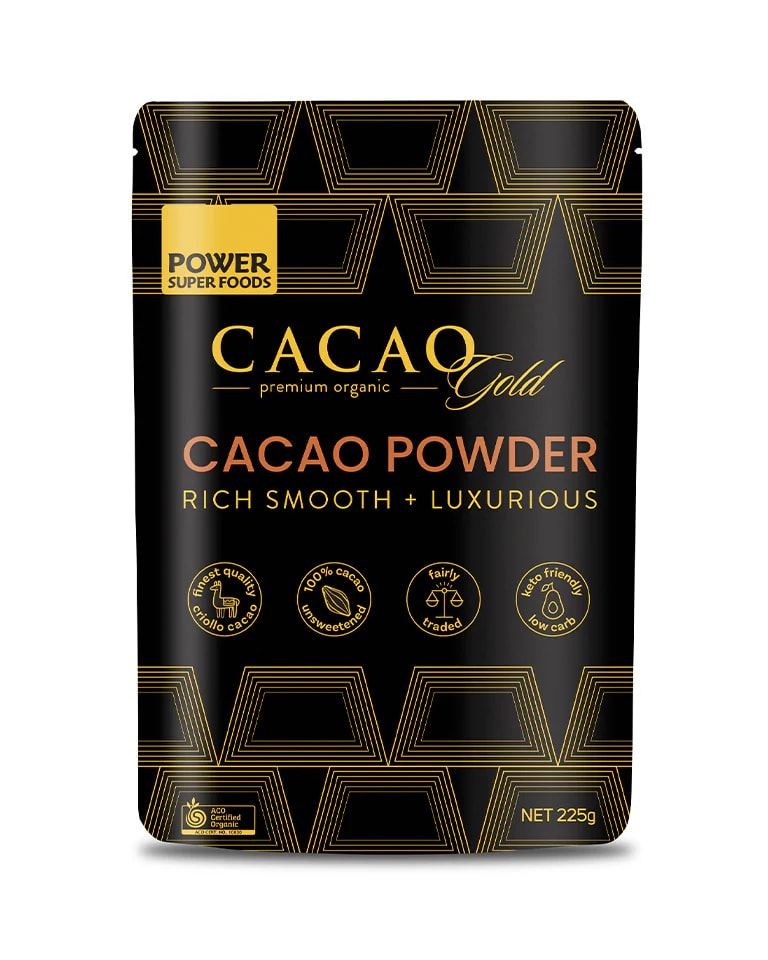 Power Super Foods - Cacao Powder Gold Certified Organic