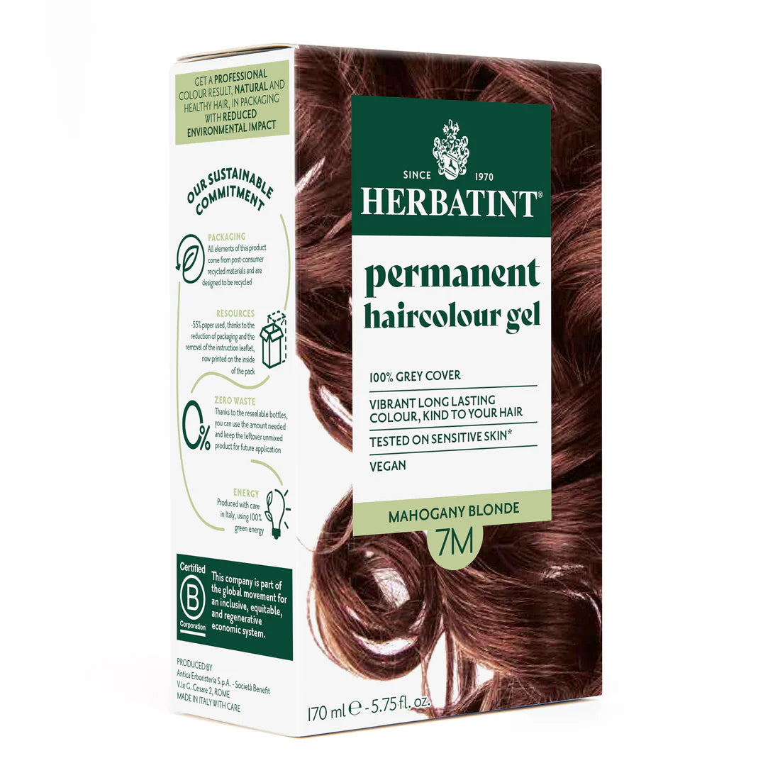 Herbatint - Permanent Haircolor Gel (7M - Mahogany Blonde)