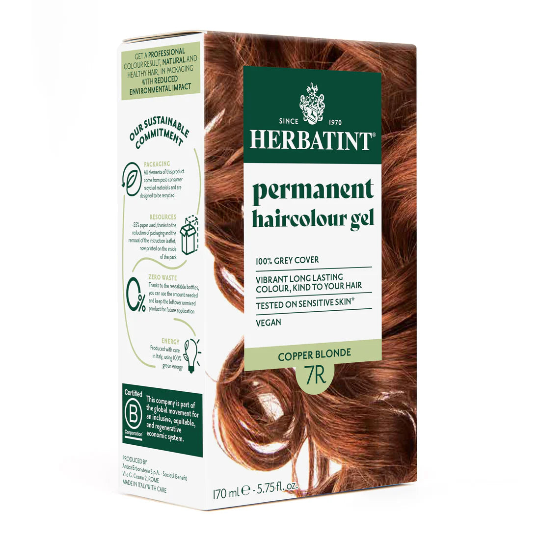 Herbatint - Permanent Haircolor Gel (7R - Copper Blonde)