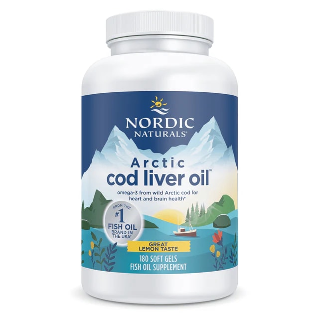 Nordic Naturals - Arctic Cod Liver Oil 180 Soft Gels