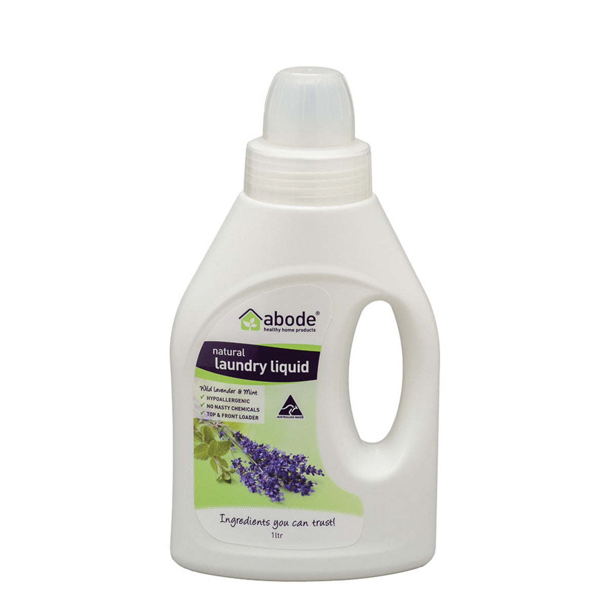 Abode - Laundry Liquid (Front Top) Lavender Mint