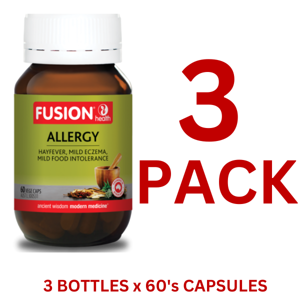 Fusion Health - Allergy 60 Capsules - 3 Pack - $31.90 each