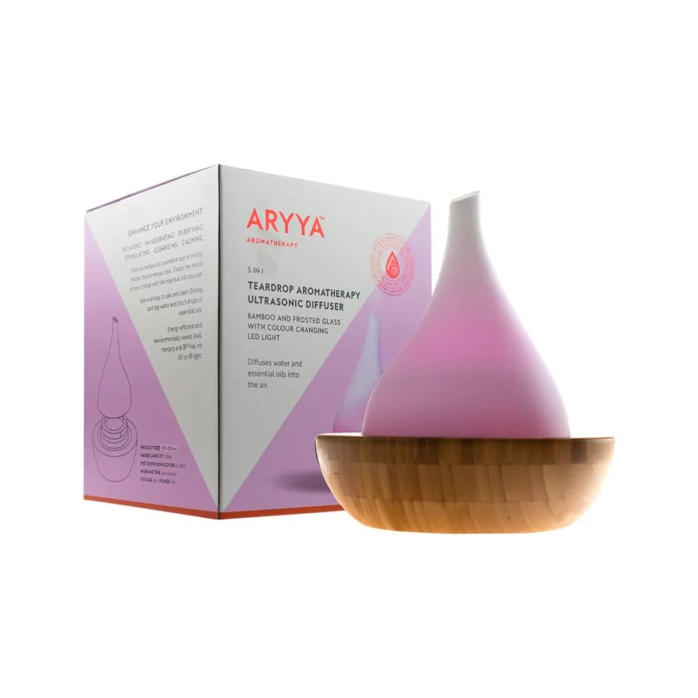 SaltCo Aryya - Ultrasonic Diffuser Bamboo Teardrop