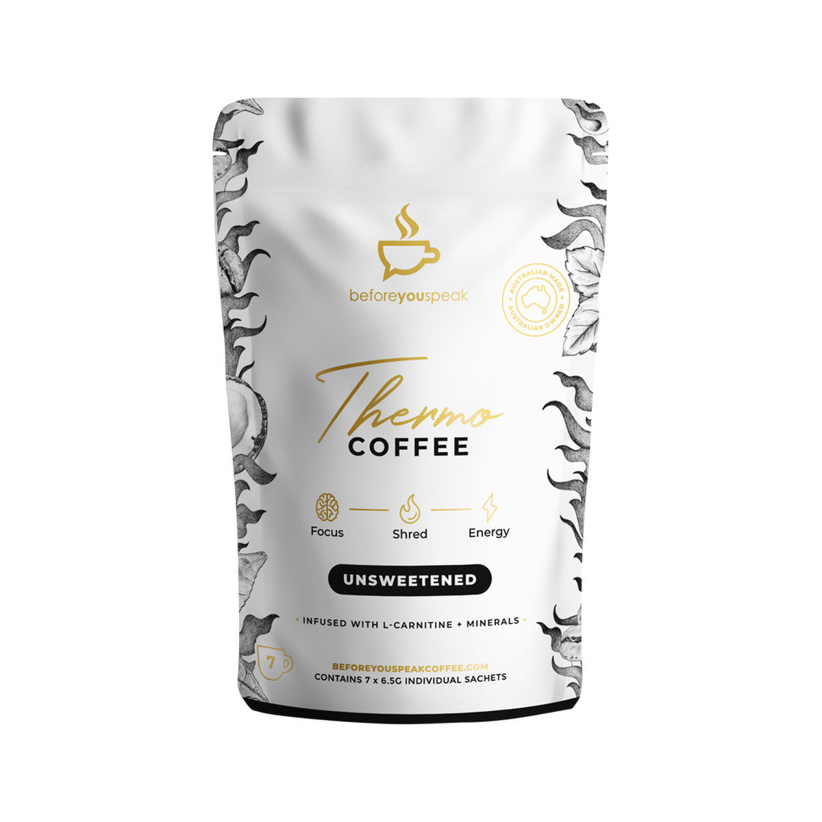Before You Speak - Thermo Coffee Unsweetened