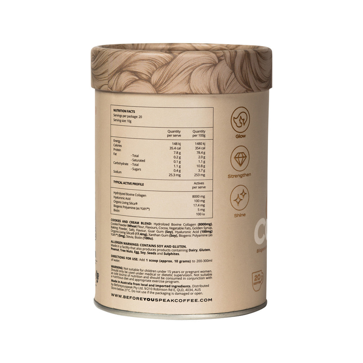 Before You Speak - Collagen Complex Cookies & Cream