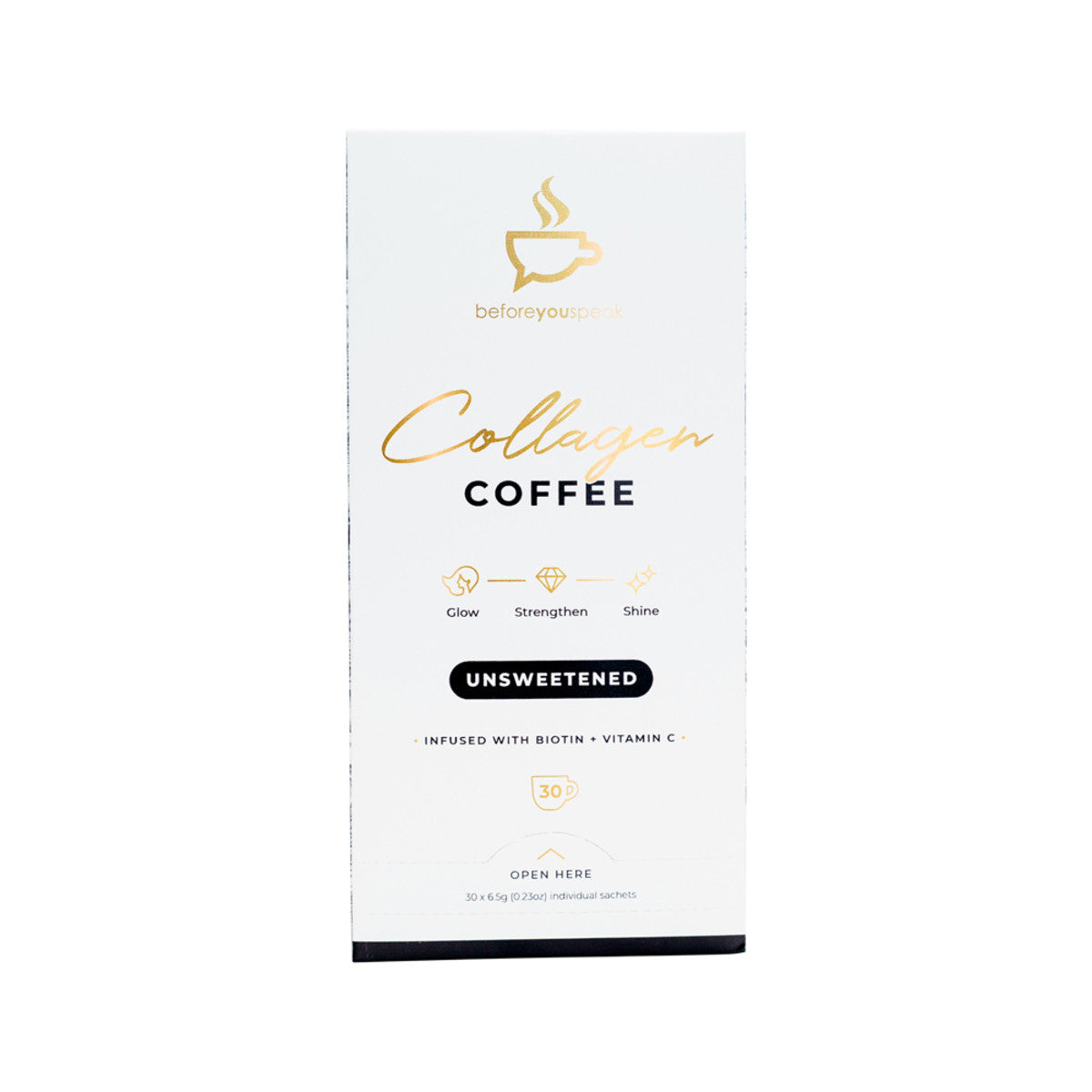 Before You Speak - Collagen Coffee Unsweetened