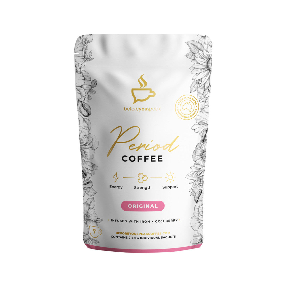 Before You Speak - Period Coffee Original