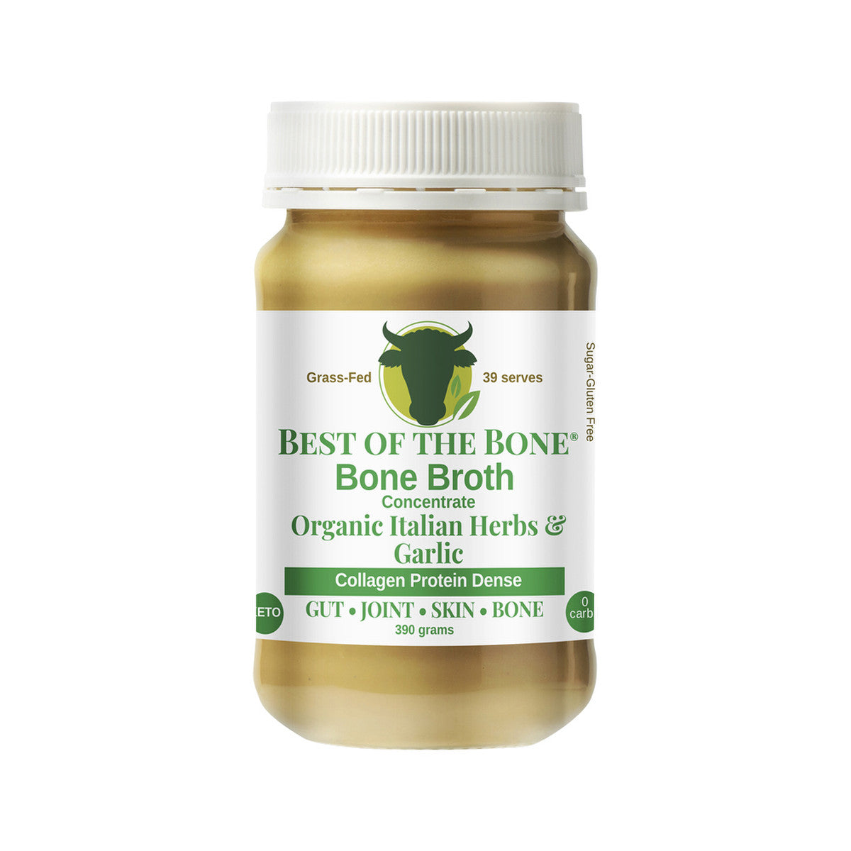 Best of the Bone - Bone Broth Beef Concentrate Organic Italian Herbs & Garlic