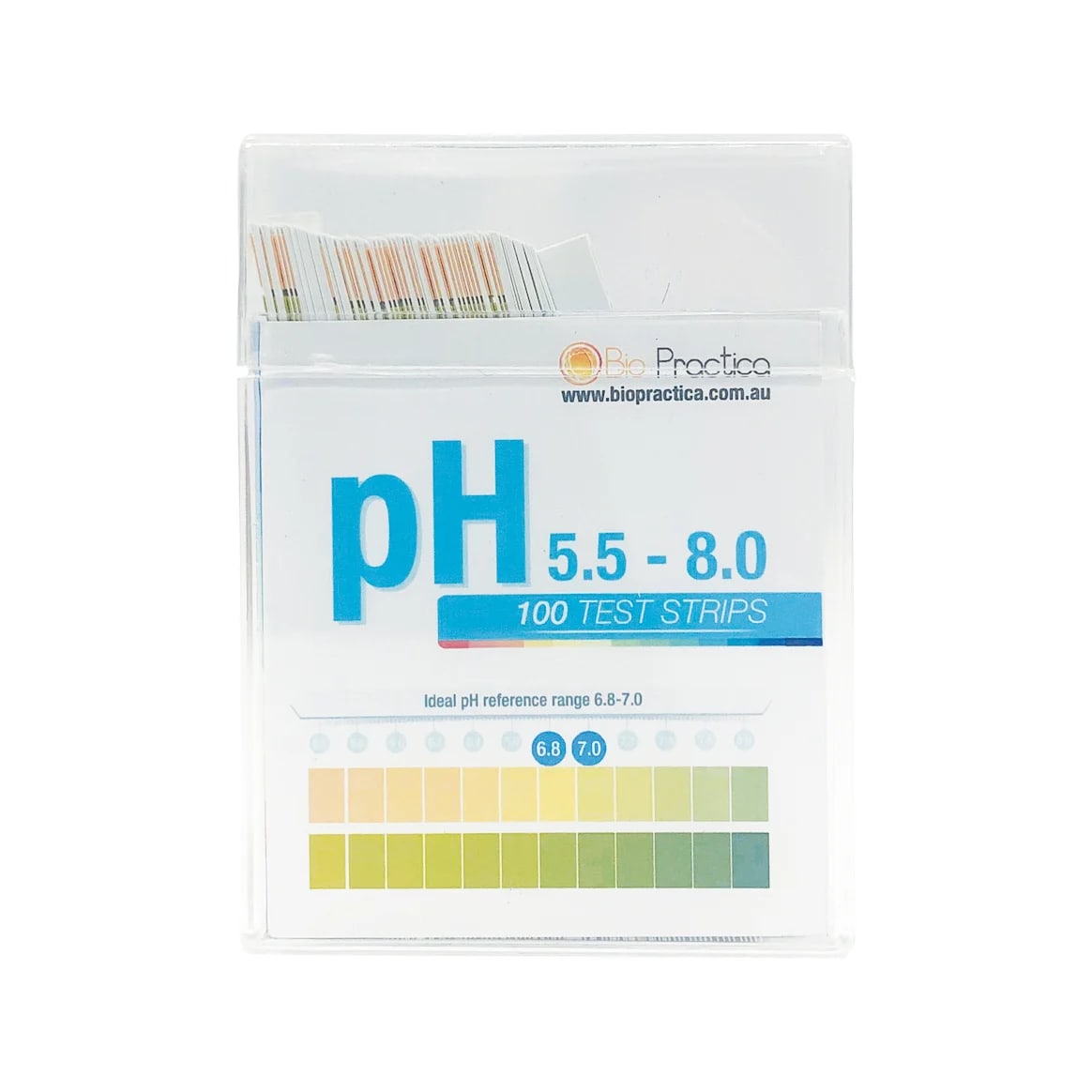 Bio-Practica - pH Test Strips (5.5 - 8.0) x 100 Pack