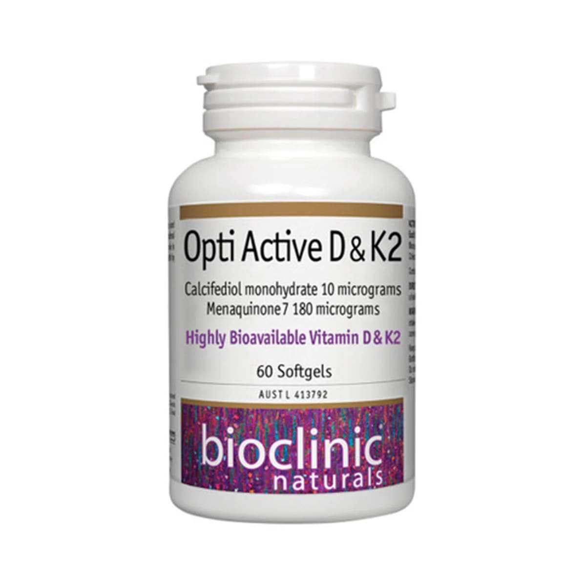 Bioclinic Naturals - Opti Active D & K2