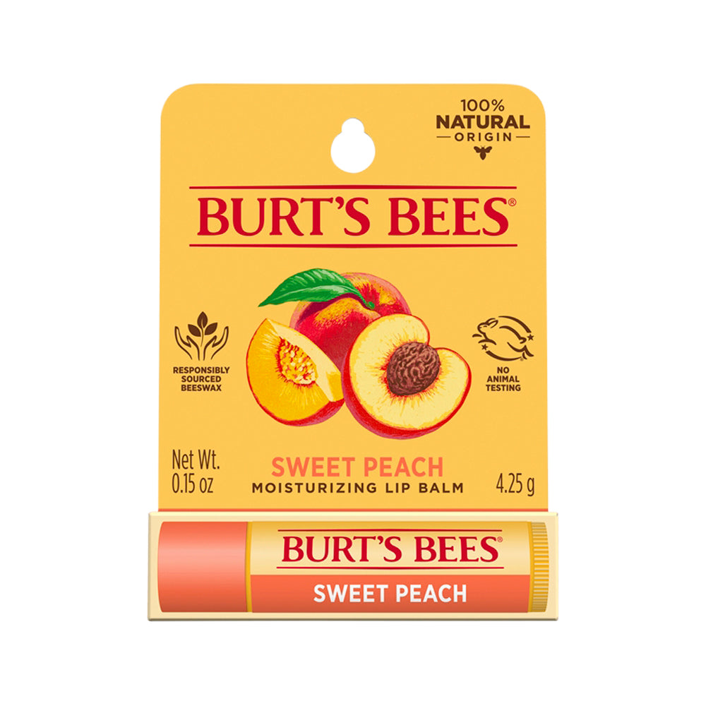 Burts Bees - Moisturising Lip Balm Sweet Peach