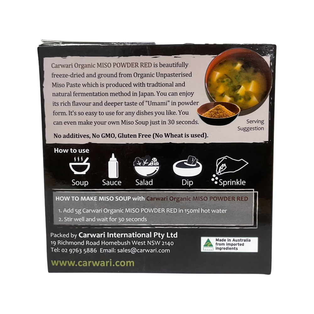 Carwari - Organic Miso Powder Red