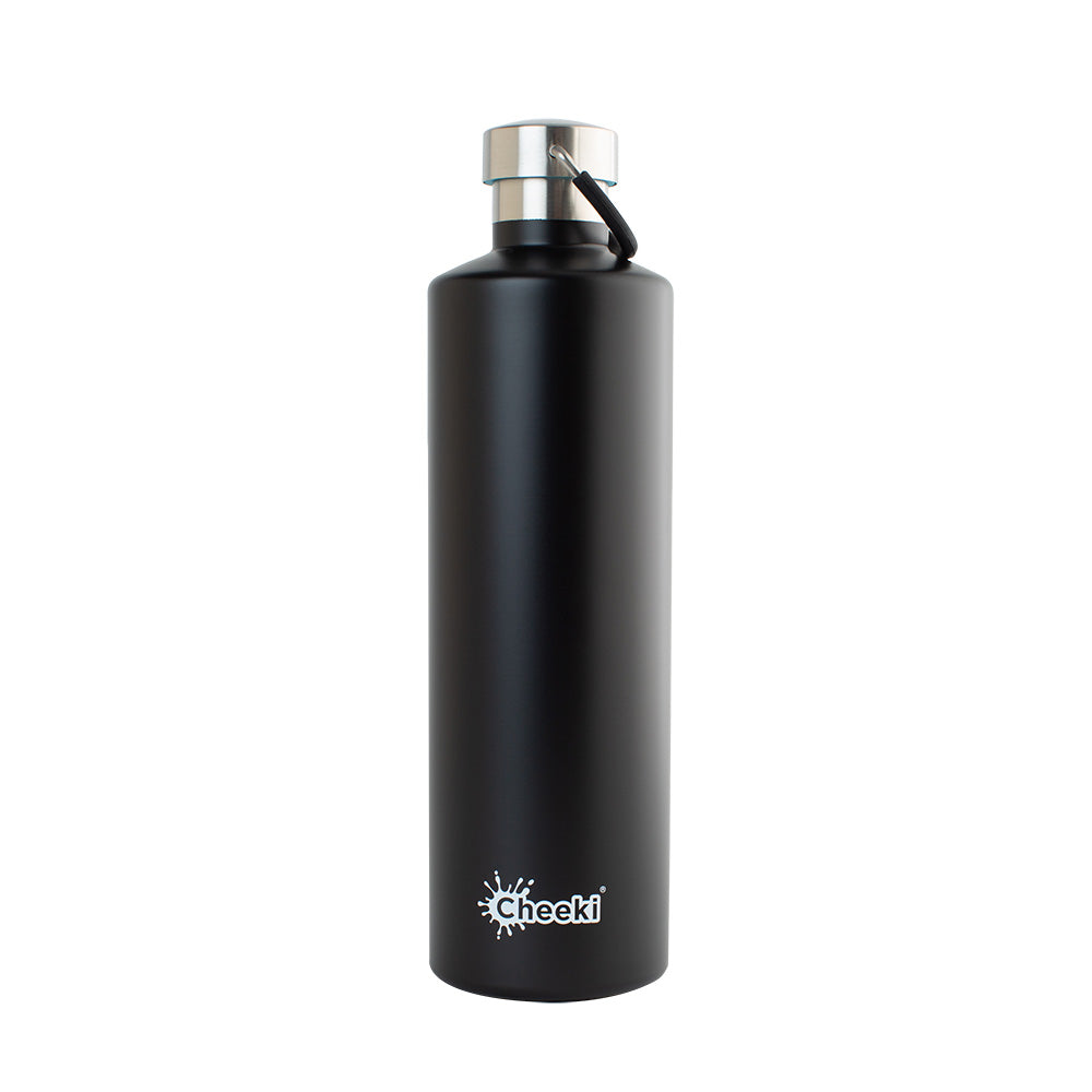 Cheeki - Insulated Bottle Classic Matte Black (Large) 1L