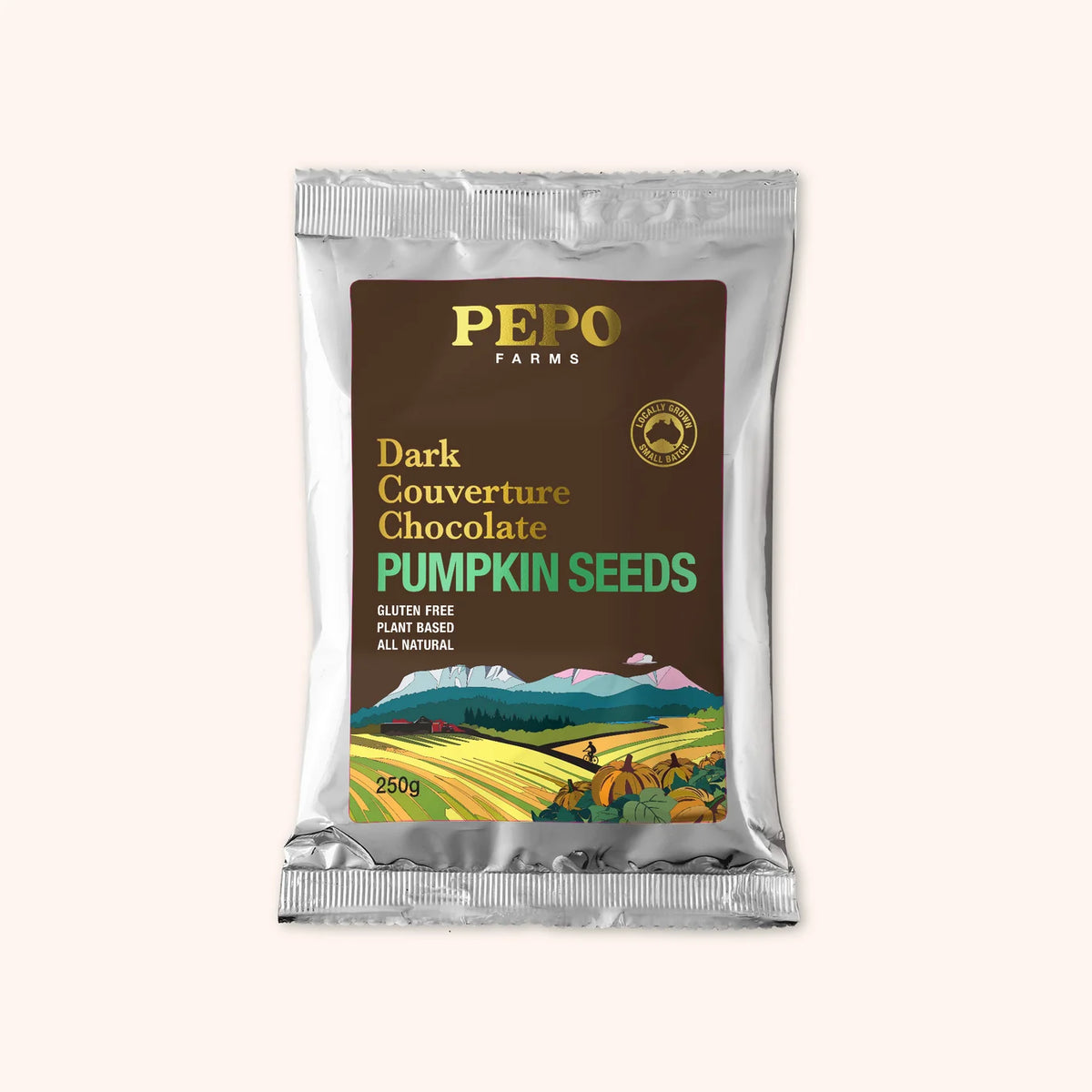 Pepo Farms Dark Chocolate Pumpkin Seeds