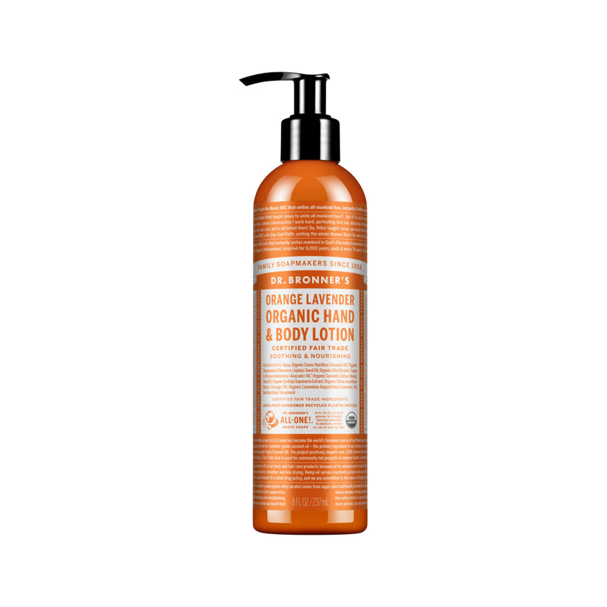 Dr. Bronner's - Organic Hand & Body Lotion Orange Lavender