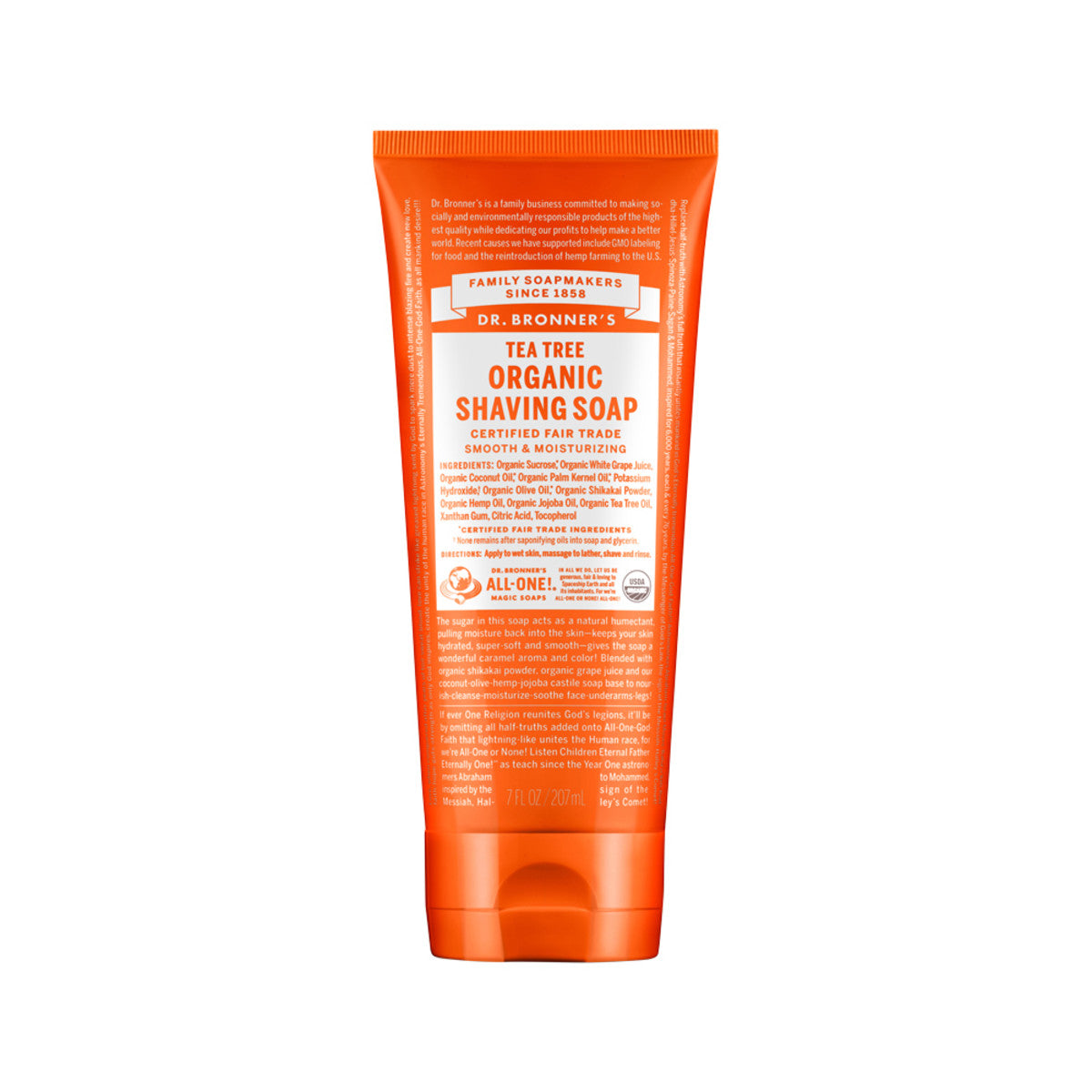 Dr. Bronner's - Organic Shaving Soap Tea Tree