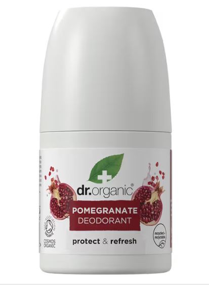 Dr Organic Roll On Deodorant Pomegranate 50ml