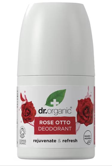 Dr Organic - Deodorant - Rose Otto (50ml)
