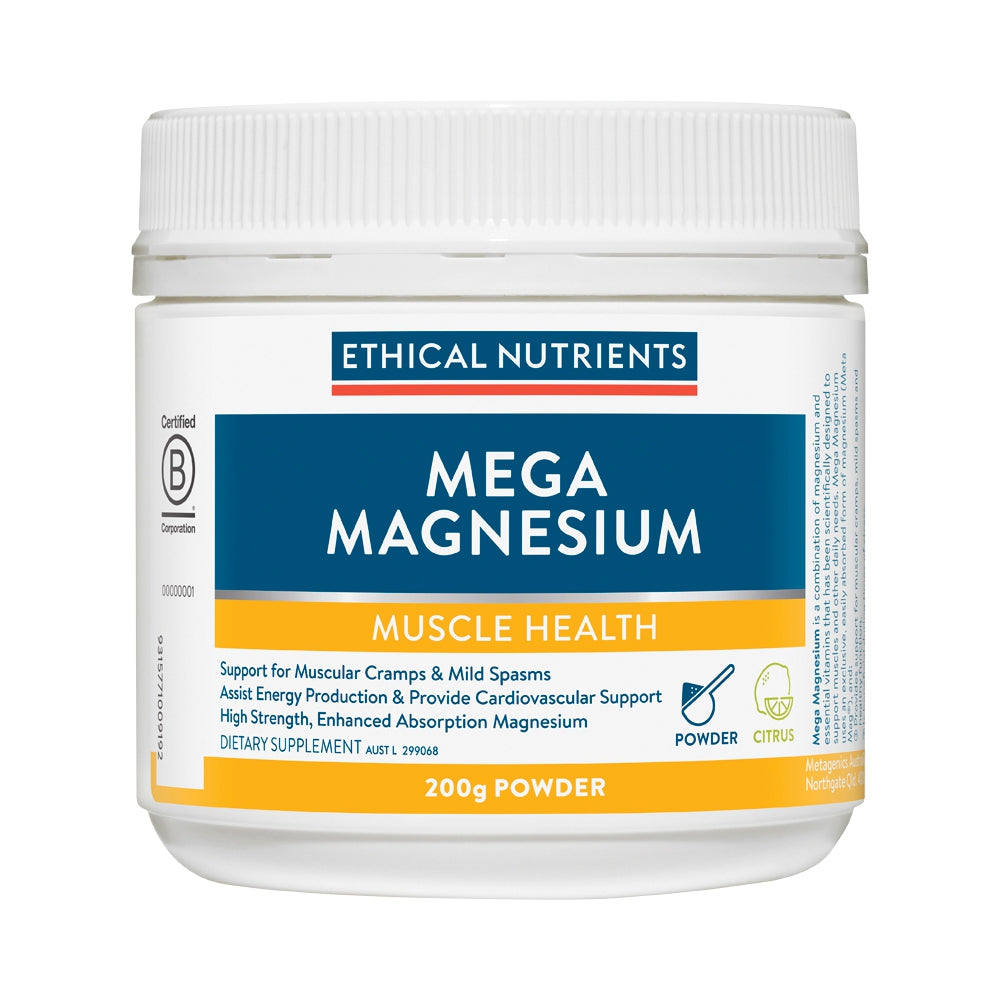 Ethical Nutrients Mega Magnesium Powder Citrus