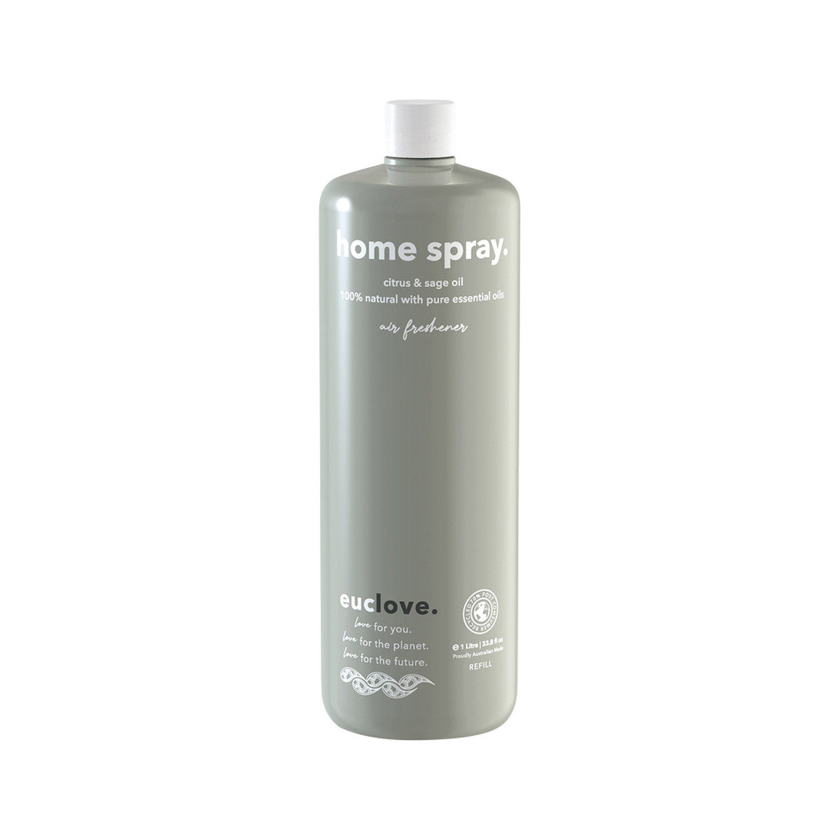 Euclove - Home Spray Eucalyptus Lavender & Clove Oil (Signature Air Freshener) 1L