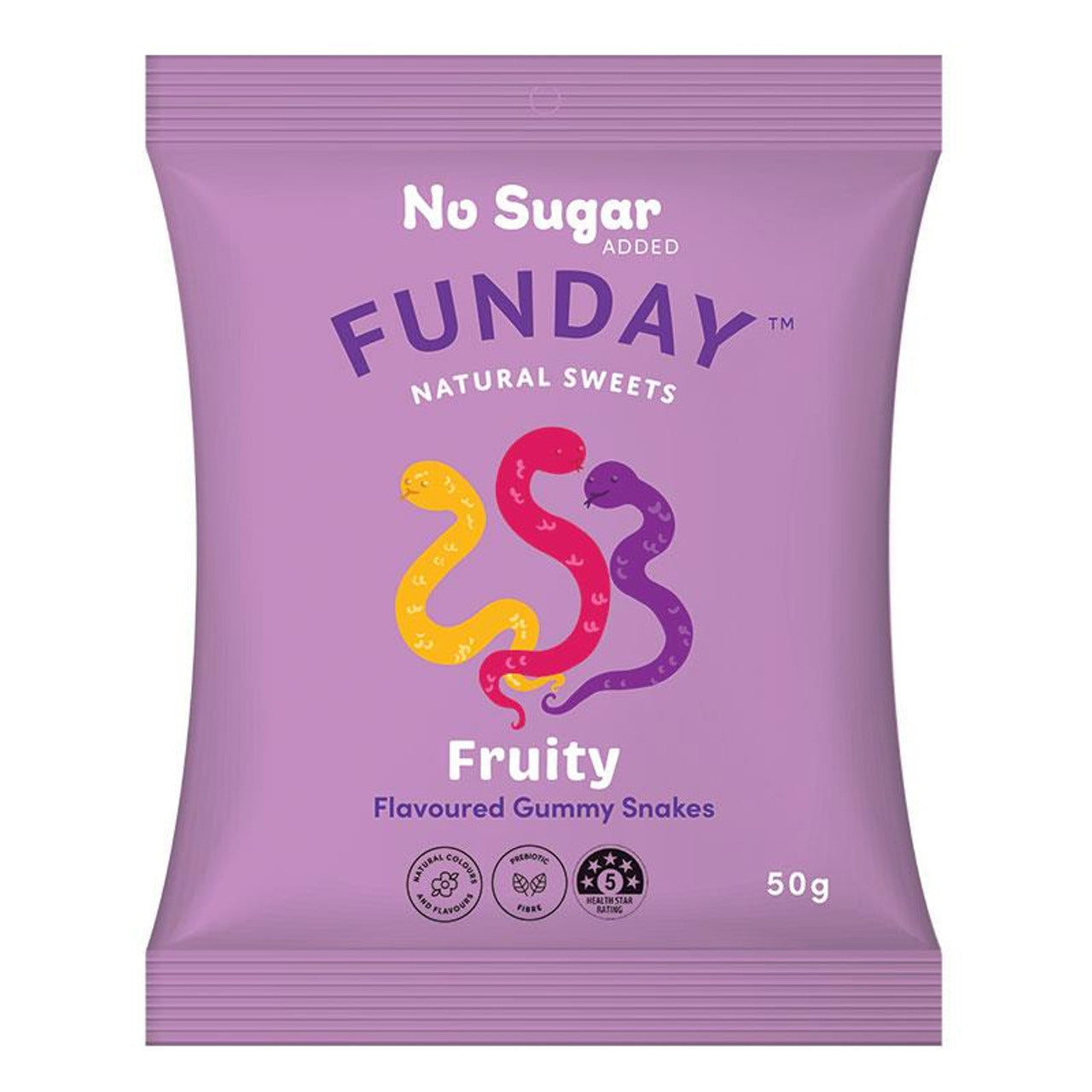 Funday - Fruity Gummy Snakes 50g