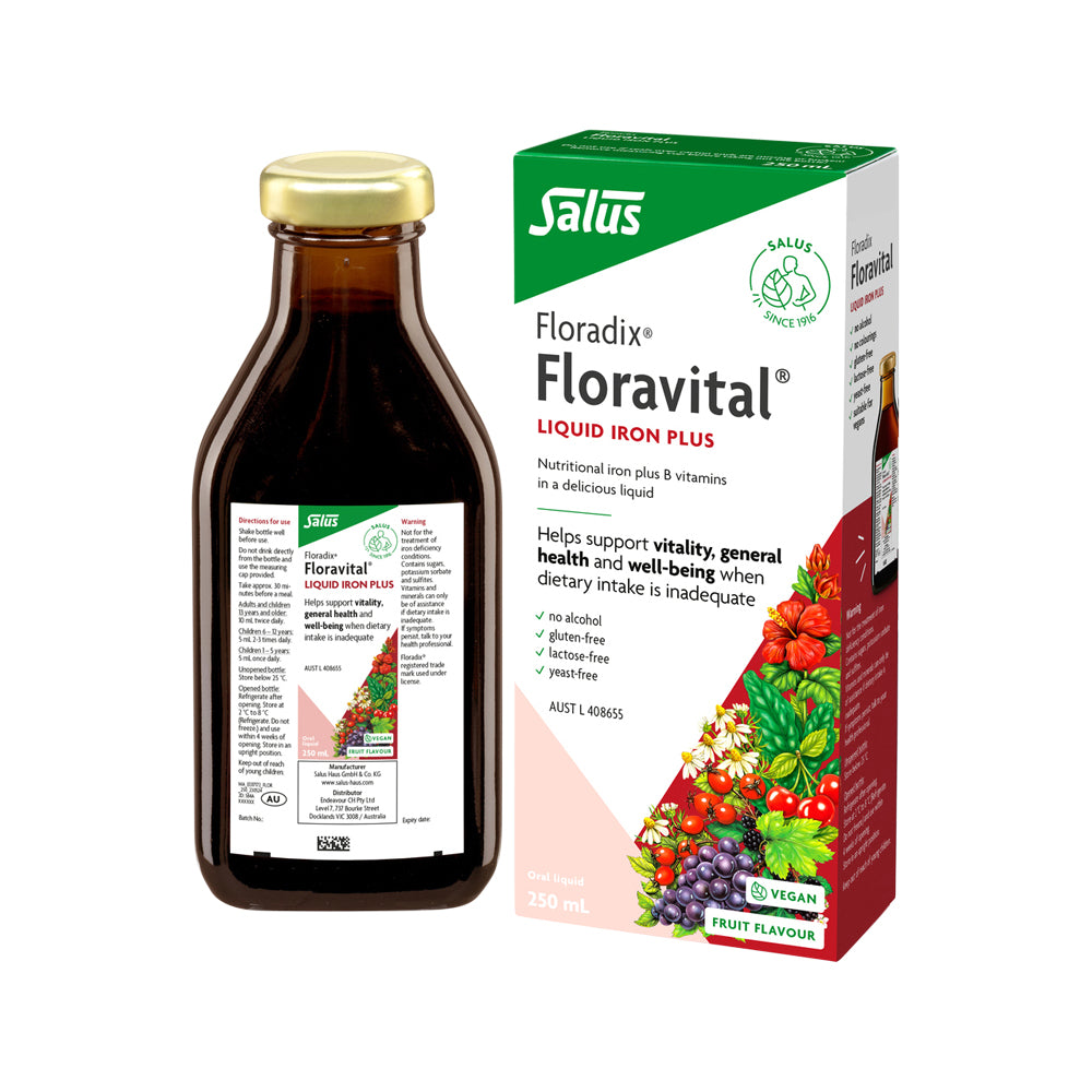Floradix (by Salus) Floravital (Liquid Iron Plus) Oral Liquid