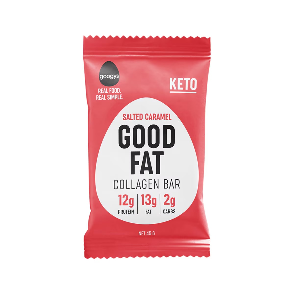 Googys - Good Fat Collagen Bar Salted Caramel 45g