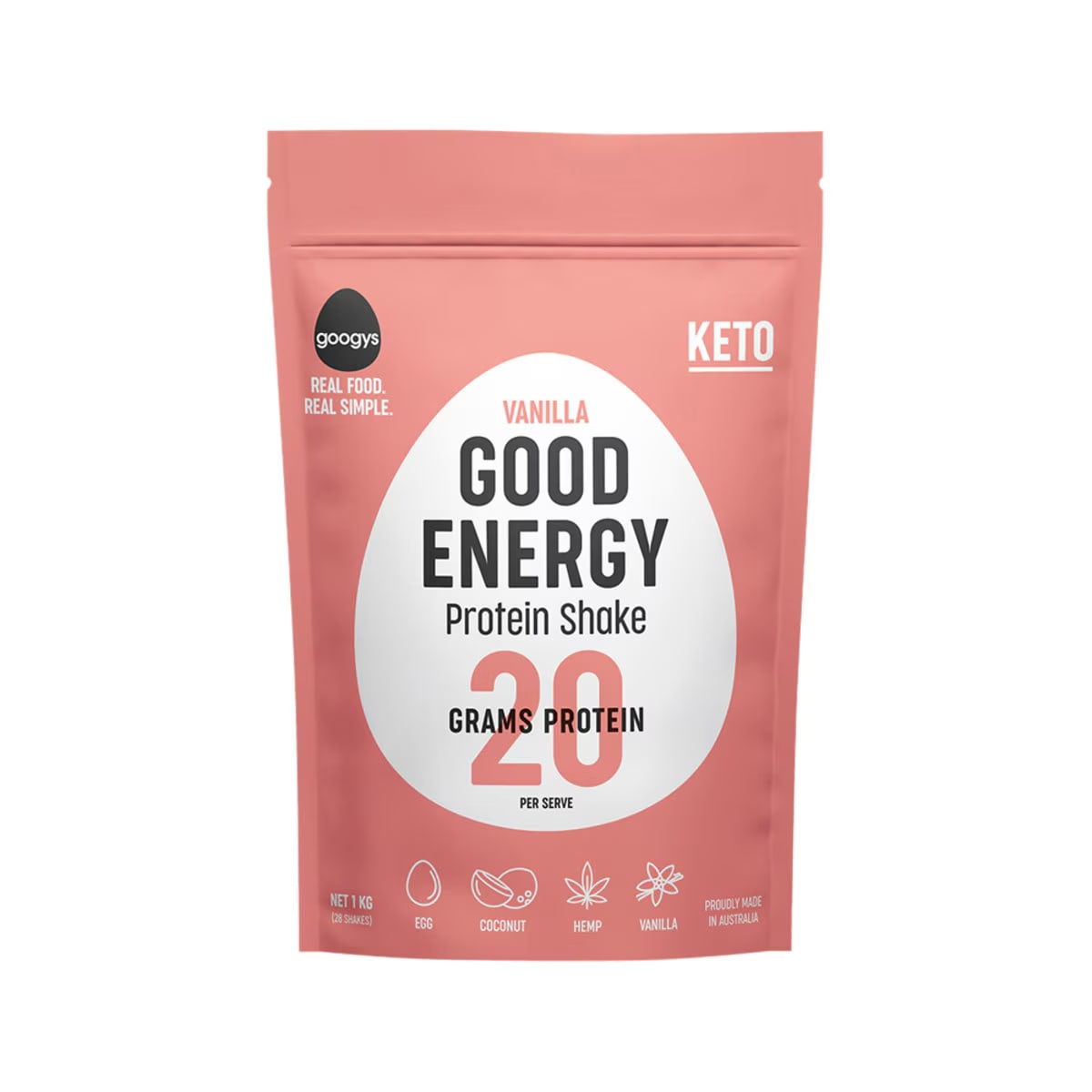Googys - Protein Shake Vanilla 1kg