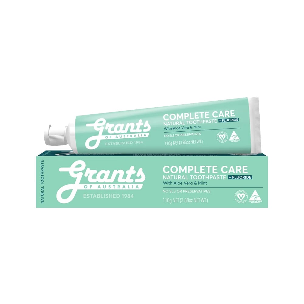 Grants Of Australia - Natural Toothpaste Complete Care + Fluoride with Aloe Vera & Mint