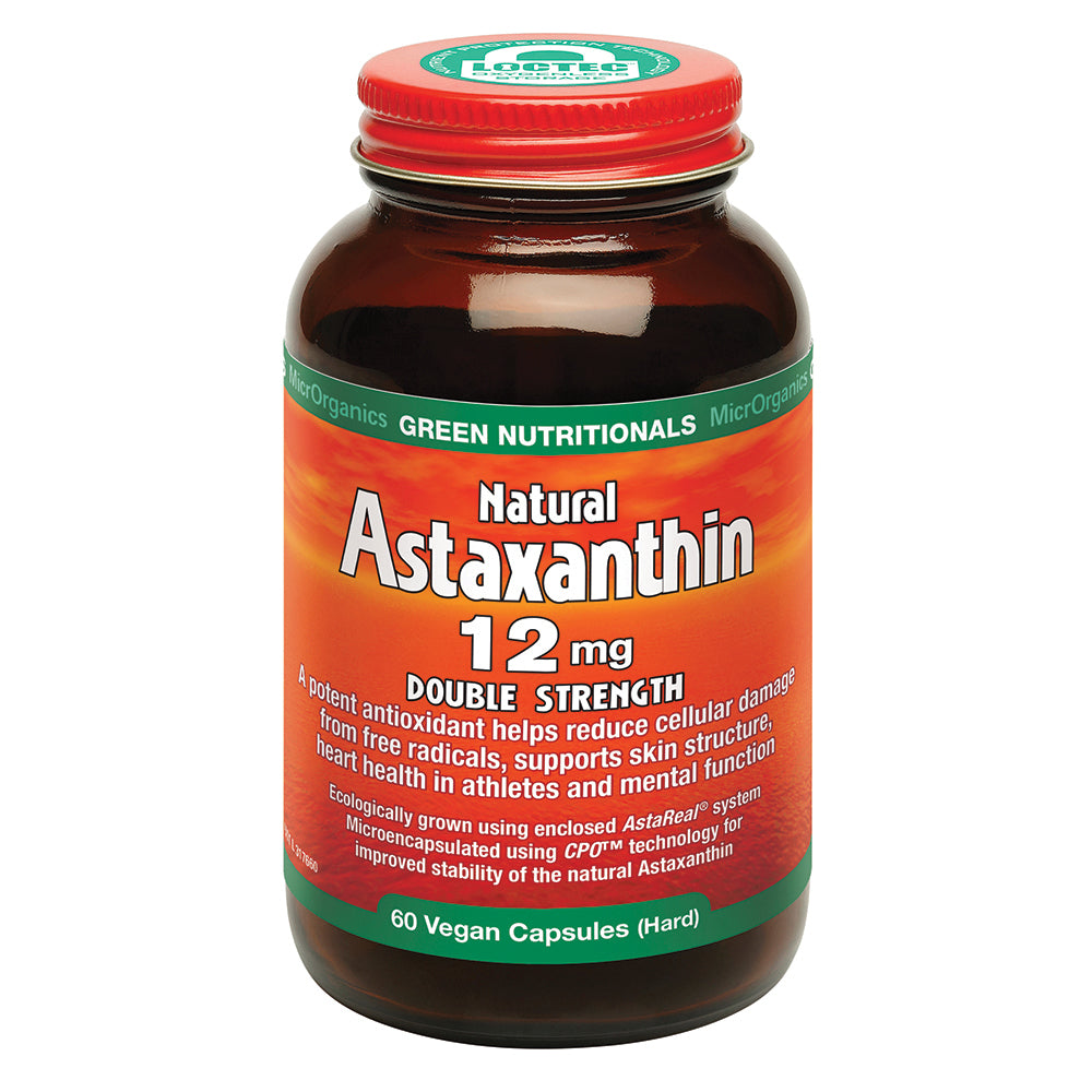 Green Nutritionals - Natural Astaxanthin 12mg