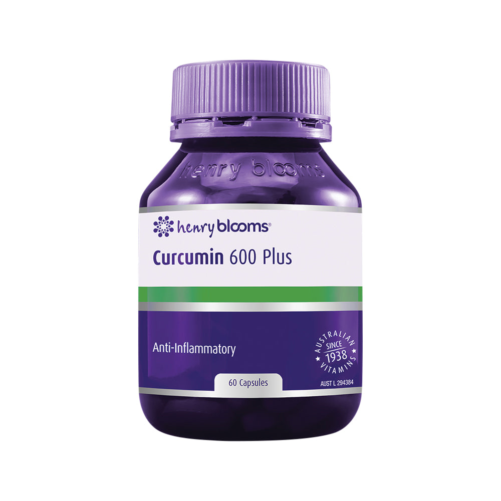 Henry Blooms Curcumin 600 Plus 60's