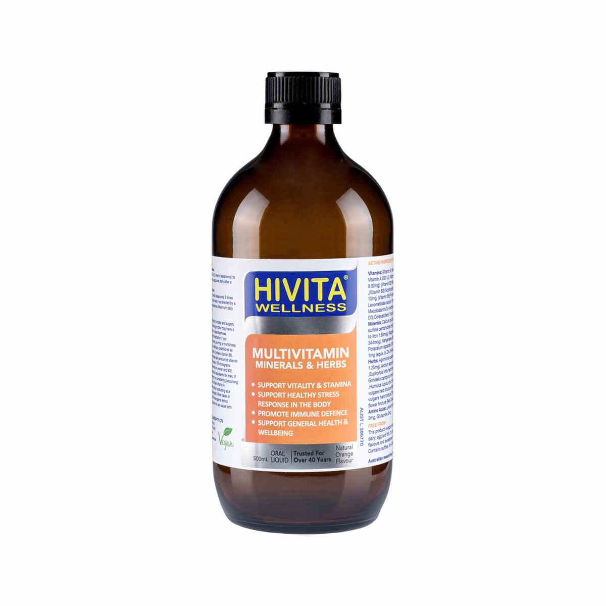 HiVita - Wellness Multivitamin Minerals & Herbs Oral Liquid