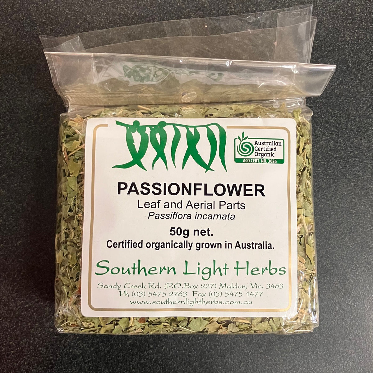 Southern Light Herbs Passionflower 50g
