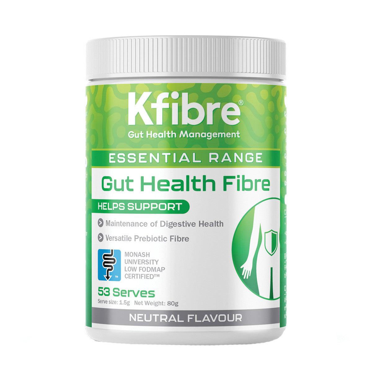 Kfibre - Essential Gut Health Fibre Neutral Tub