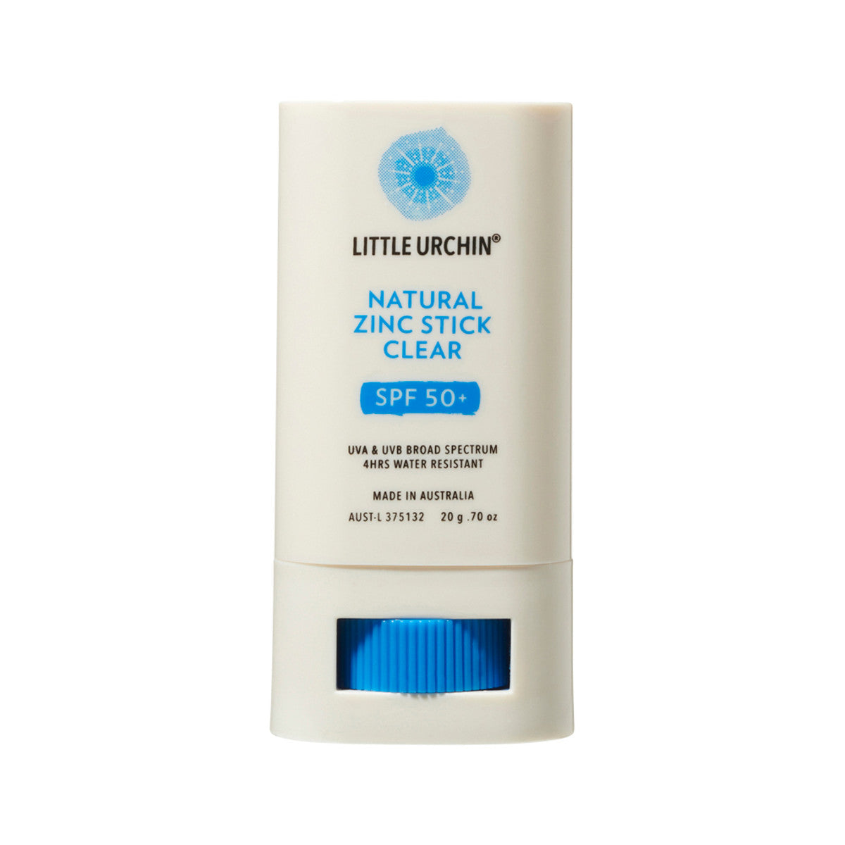 Little Urchin - Natural Zinc Stick Clear SPF 50+ 20g