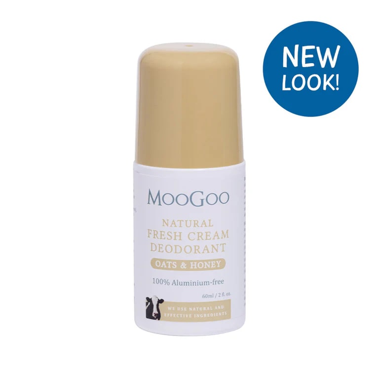 MooGoo - Fresh Cream Deodorant - Oats & Honey 60ml
